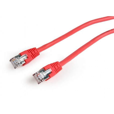Gembird PP6-0.5M/R cable de red 0,5 m Cat6 F/UTP (FTP) Rojo