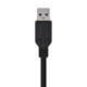 AISENS Cable USB 3.0, Tipo A/M-A/M, Negro, 1.0m - A105-0446