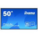 iiyama LH5042UHS-B3 pantalla de señalización Pizarra de caballete digital 125,7 cm (49.5'') VA 4K Ultra HD Negro Android 8.0