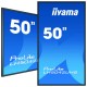 iiyama LH5042UHS-B3 pantalla de señalización Pizarra de caballete digital 125,7 cm (49.5'') VA 4K Ultra HD Negro Android 8.0