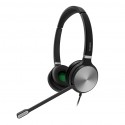 Yealink YHS36 Auriculares Diadema Negro, Plata