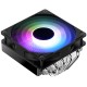 Jonsbo CR-701 Color ventilador de PC Procesador Disipador térmico 12 cm Negro 1 pieza(s)