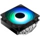 Jonsbo CR-701 Color ventilador de PC Procesador Disipador térmico 12 cm Negro 1 pieza(s)