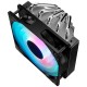 Jonsbo CR-701 Color ventilador de PC Procesador Disipador térmico 12 cm Negro 1 pieza(s)