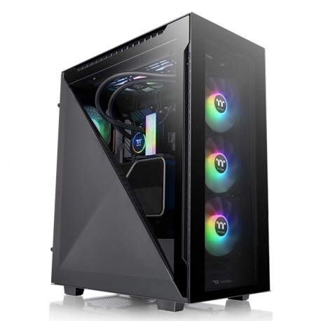 Thermaltake Divider 500 TG ARGB Midi Tower Negro - ca-1t4-00m1wn-01