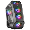 Mars Gaming MC51 Caja PC Gaming ATX Doble Cristal Templado 5xVentilador RGB Negro