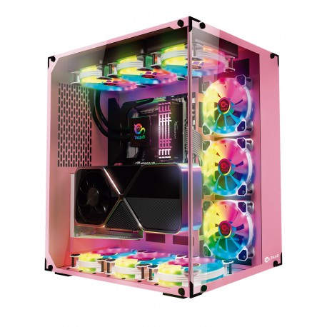 TALIUS CAJA ATX GAMING CRONOS ORCHID RGB CRISTAL TEMPLADO USB 3.0 - TAL-CRONOSORCHID