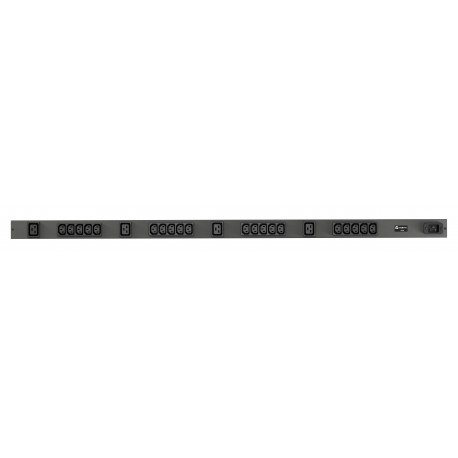 Vertiv Geist rPDU, basic, 0U, input C20 230V 16A, outputs (20)C13 | (4)C19
