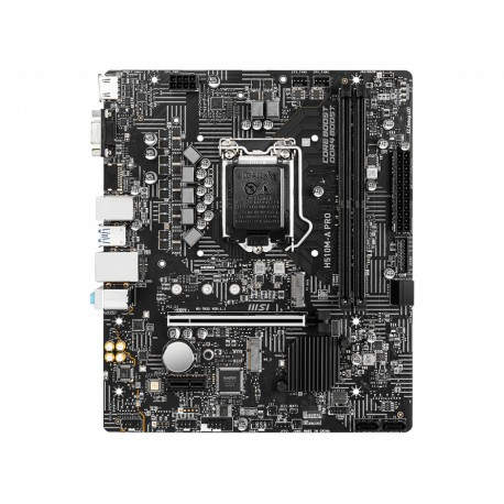 MSI H510M-A PRO placa base Intel H510 LGA 1200 micro ATX - 7D22-009R