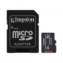 Kingston Technology Industrial memoria flash 16 GB MicroSDHC UHS-I Clase 10 - sdcit2/16gb