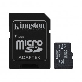 Kingston Technology Industrial memoria flash 8 GB MicroSDHC UHS-I Clase 10 - sdcit2/8gb