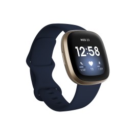 Fitbit Versa 3 AMOLED Azul, Oro GPS (satélite) - 811138039769
