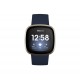 Fitbit Versa 3 AMOLED Azul, Oro GPS (satélite) - 811138039769