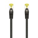 AISENS Cable De Red Latiguillo RJ45 LSZH Cat.7 600 MHz S/FTP PIMF AWG26, Negro, 1.0 m - A146-0486