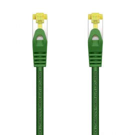 AISENS Cable De Red Latiguillo RJ45 LSZH Cat.7 600 MHz S/FTP PIMF AWG26, Verde, 2.0 m - A146-0483