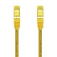 AISENS Cable De Red Latiguillo RJ45 LSZH Cat.7 600 MHz S/FTP PIMF AWG26, Amarillo, 0.5 m - A146-0473