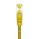 AISENS Cable De Red Latiguillo RJ45 LSZH Cat.7 600 MHz S/FTP PIMF AWG26, Amarillo, 25 cm - A146-0472