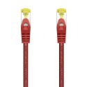 AISENS Cable De Red Latiguillo RJ45 LSZH Cat.7 600 MHz S/FTP PIMF AWG26, Rojo, 1.0 m - A146-0470