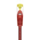 AISENS Cable De Red Latiguillo RJ45 LSZH Cat.7 600 MHz S/FTP PIMF AWG26, Rojo, 0.5 m - A146-0469