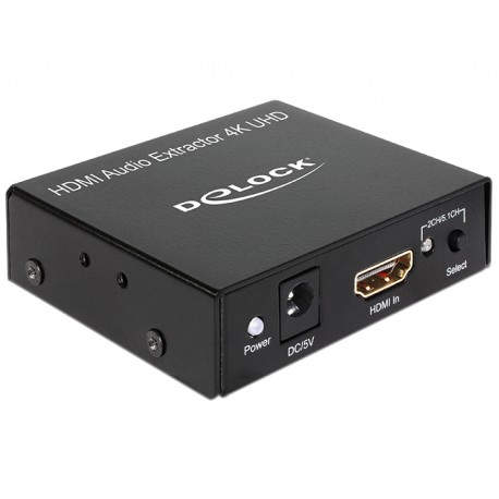 DeLOCK 62692 Receptor AV Negro extensor audio/video