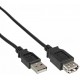 Cable USB 2.0 type A male USB 2.0 type A female extension 0.5 m - 83401