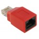 DeLOCK RJ45 Crossover Adapter male - female RJ45 M/F Rojo conector - DELOCK-65025