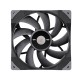 Thermaltake TOUGHFAN 14 Carcasa del ordenador Ventilador 14 cm Negro 2 pieza(s)