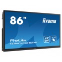 iiyama TE8604MIS-B2AG pizarra y accesorios interactivos 2,18 m (86'') 3840 x 2160 Pixeles Pantalla táctil Negro HDMI