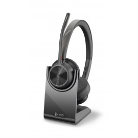 POLY 218476-02 auricular y casco Auriculares Diadema USB tipo A Bluetooth Base de carga Negro