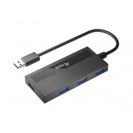 Equip 128956 hub de interfaz USB 3.2 Gen 1 (3.1 Gen 1) Type-A 5000 Mbit/s Negro - 12895607101