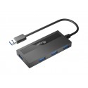 Equip 128956 hub de interfaz USB 3.2 Gen 1 (3.1 Gen 1) Type-A 5000 Mbit/s Negro - 12895607101