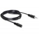 Cable Audio Stereo jack 3.5 mm macho   hembra 3mt - 84002