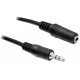 Cable Audio Stereo jack 3.5 mm macho   hembra 3mt - 84002