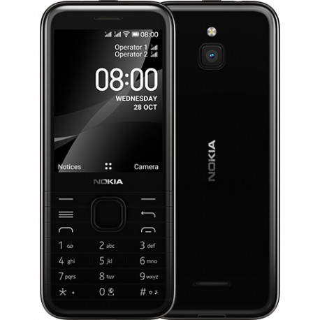 Nokia 8000 4G 7,11 cm (2.8'') 110,2 g Negro Característica del teléfono - 16liob01a08