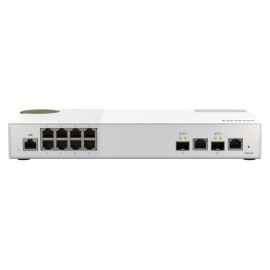 QNAP QSW-M2108R-2C switch Gestionado L2 Gigabit Ethernet (10/100/1000) Energía sobre Ethernet (PoE) Blanco
