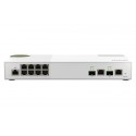 QNAP QSW-M2108R-2C switch Gestionado L2 Gigabit Ethernet (10/100/1000) Energía sobre Ethernet (PoE) Blanco