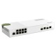 QNAP QSW-M2108R-2C switch Gestionado L2 Gigabit Ethernet (10/100/1000) Energía sobre Ethernet (PoE) Blanco