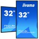 iiyama LH3252HS-B1 pantalla de señalización Pantalla plana para señalización digital 80