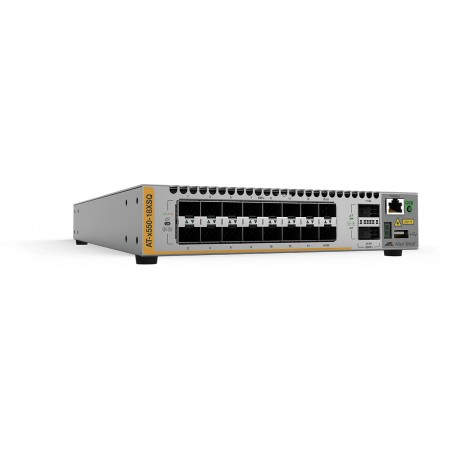 Allied Telesis AT-x550-18XSQ-50 Gestionado L3 10G Ethernet (100/1000/10000) Energía sobre Ethernet (PoE) Gris 990-005106-50