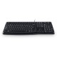 Logitech K120 teclado USB QWERTZ Checa Negro - 920-002641