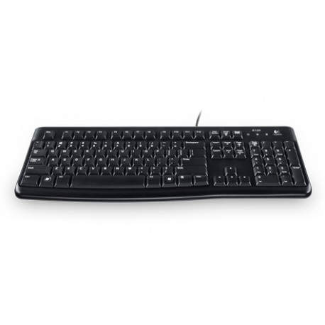 Logitech K120 teclado USB QWERTZ Checa Negro - 920-002641