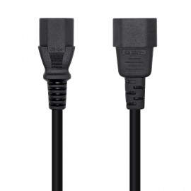 AISENS Cable Alimentación CPU, C13/H-C14/M, Negro, 10 m - A132-0532