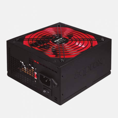 Approx FUENTE ALIM. GAMING ATX 800W unidad de fuente de alimentación 20+4 pin ATX Negro, Rojo