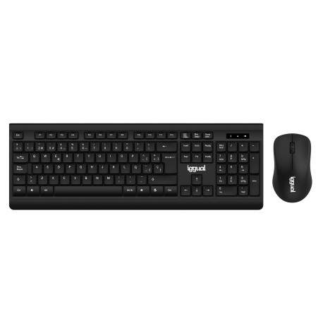 iggual IGG317600 teclado RF inalámbrico Negro