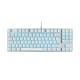 Mars Gaming MKREVOPRO Blanco, Teclado Gaming Mecánico TKL + Pad Numérico, Español - MKREVOPROWRES