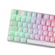 Mars Gaming MKREVOPRO Blanco, Teclado Gaming Mecánico TKL + Pad Numérico, Español - MKREVOPROWRES