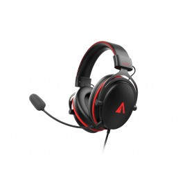 ABYSM AG700 Pro 7.1 Black Auriculares Alámbrico Diadema Juego Negro, Rojo - AB854001