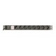 Gembird EG-PDU-014 unidad de distribución de energía (PDU) 8 salidas AC 1U Negro