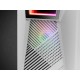 Mars Gaming MC777, Caja de ordenador ATX, Iluminación ARGB, Blanco