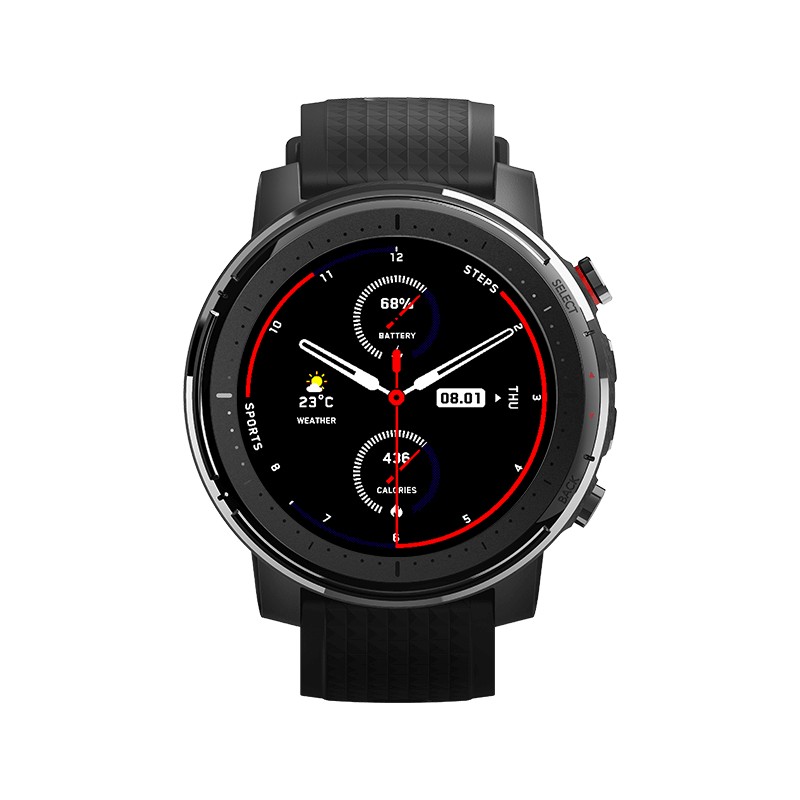 Amazfit Stratos 3 reloj inteligente Negro TFT 3,4 cm (1.34'') GPS